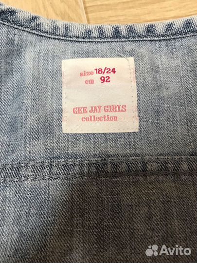 Джинсовый костюм для девочки