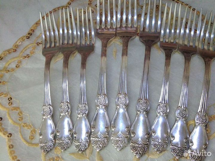 Вилки столовые мельхиор СССР