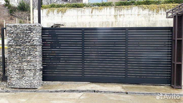 Откатные ворота Alutech
