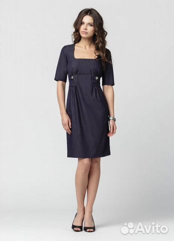 Новое платье джинсовый стрейч р 48-50