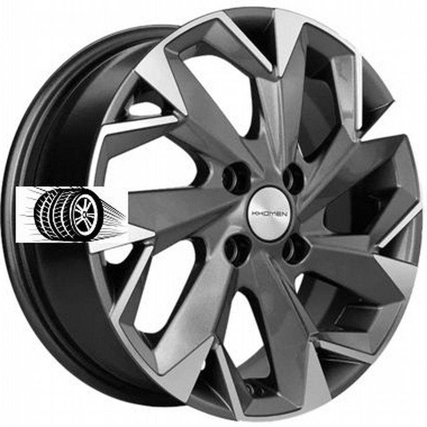 Литые диски Khomen Wheels 6×R15 4×100