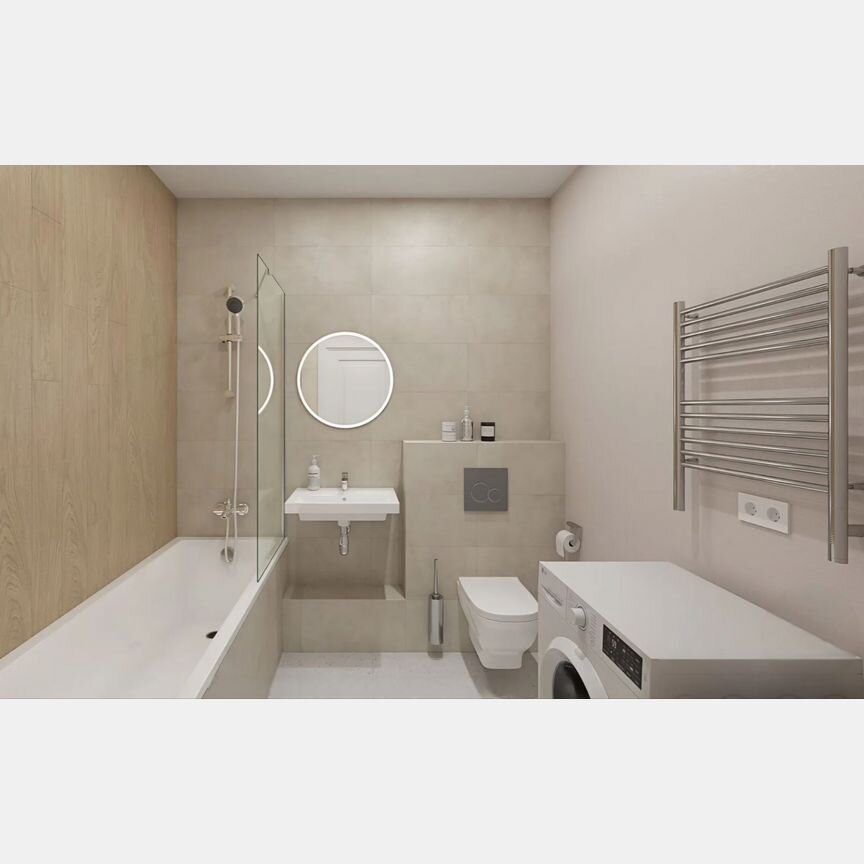 3-к. квартира, 53,3 м², 7/9 эт.