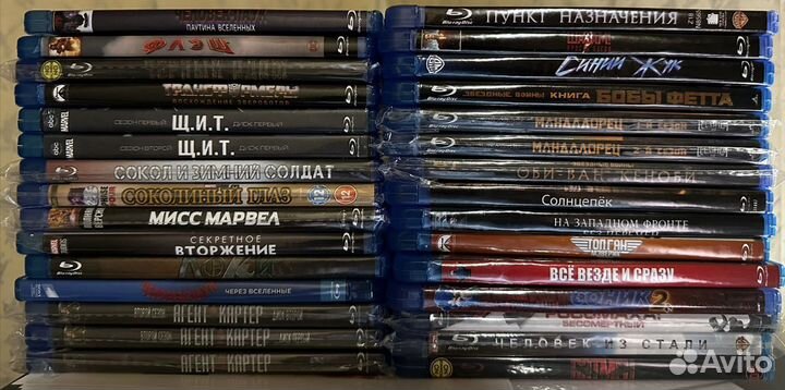 Blu-Ray диски Marvel/DC/Star Wars