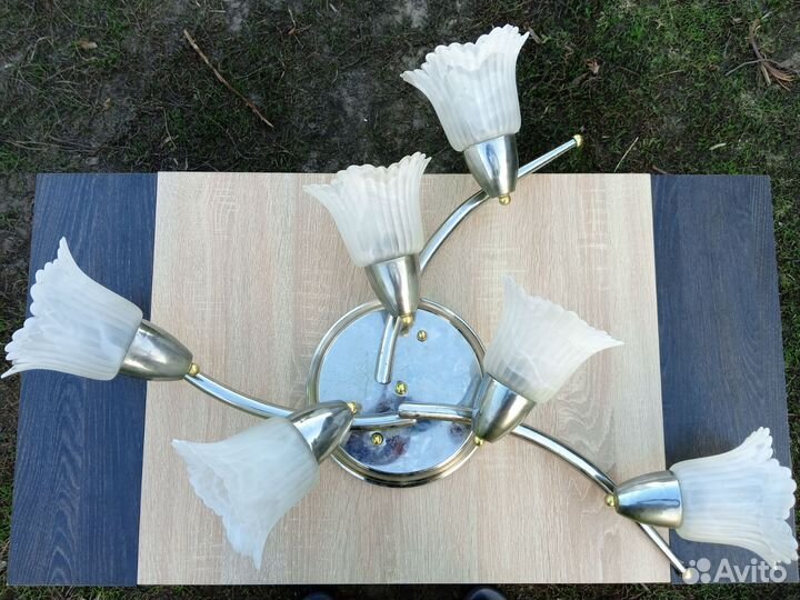 Люстра потолочная бу