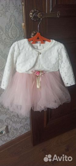 Нарядное платье для маленькой модницы р80 12 мес