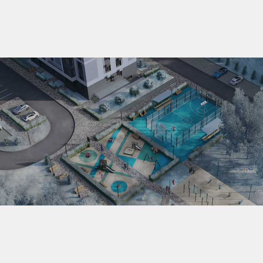 2-к. квартира, 64,2 м², 6/11 эт.