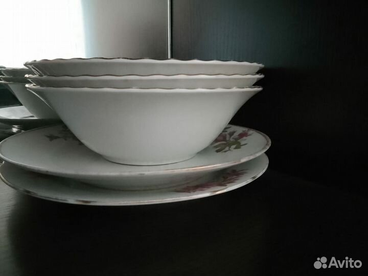 Посуда СССР фарфоровые и стеклянные и др