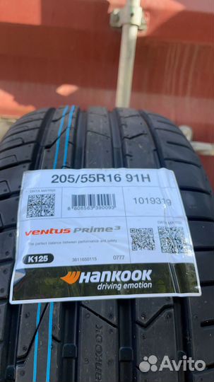 Hankook Ventus Prime 3 K125 205/55 R16 91H