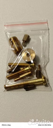 Болтики шайбы -латунь