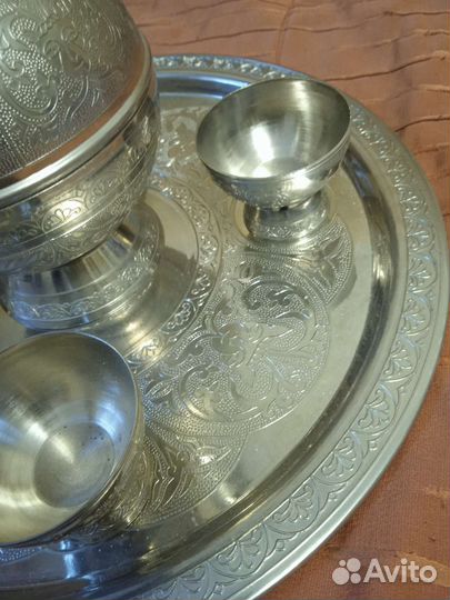 Рюмки, кувшин, поднос СССР