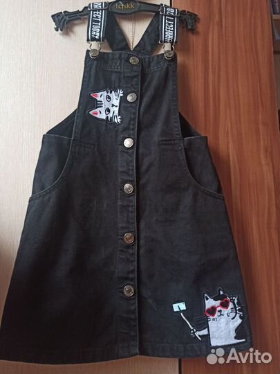 Джинсовый сарафан