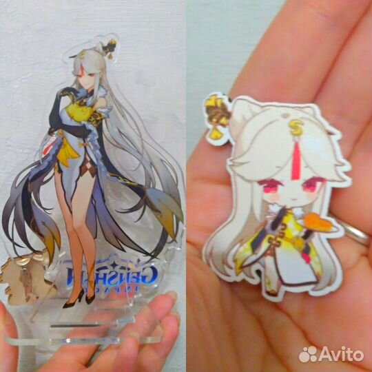 Набор мерча Genshin impact-Чжунли,Яэ Мико,Нингуань