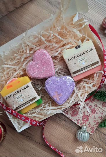 Подарочный набор мыла и гейзеров