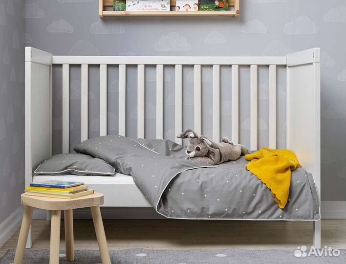 Комплект в детскую кроватку IKEA новый