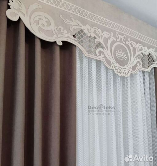Шторы тюль ламбрекен