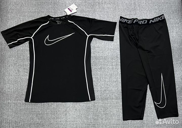 Рашгард лосины nike