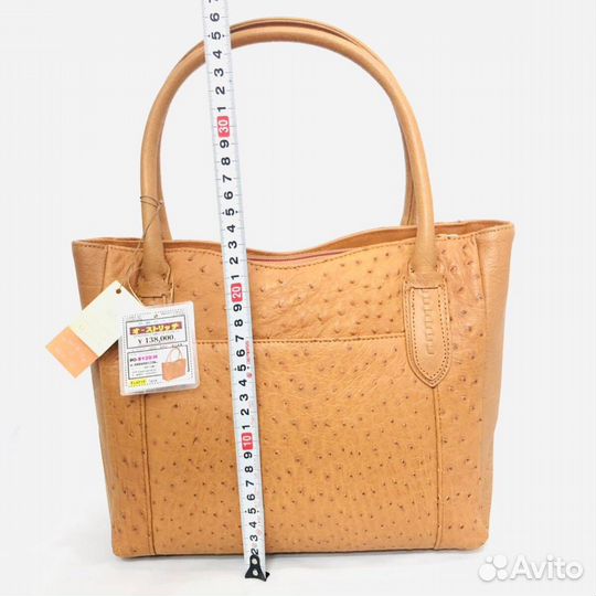 Сумочка женская ручная кожа страуса Japan