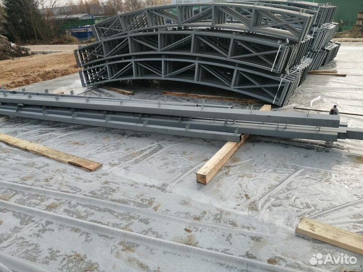 Каркас для ангара арочный