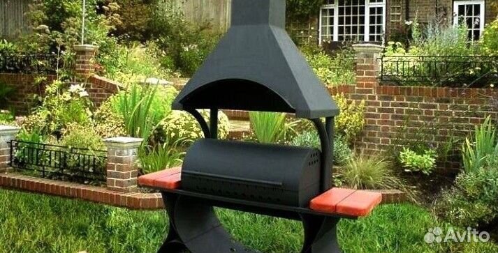 Мангал с крышей