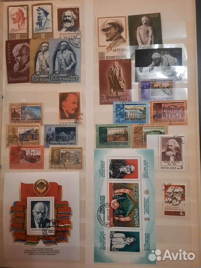 Марки почтовые. Персоналии