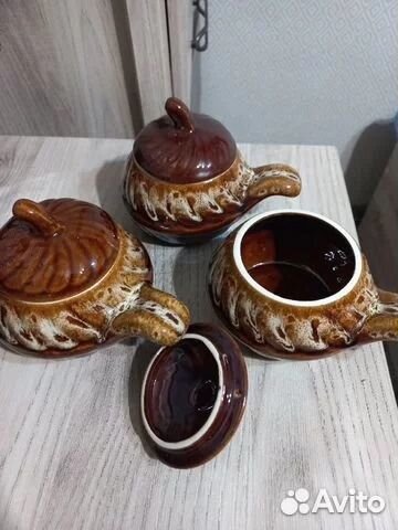 Горшочки для запекания,емкость для сахара, соли