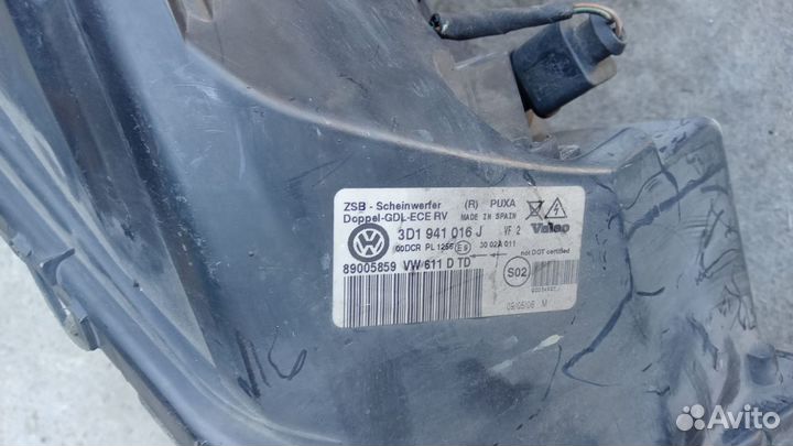 Фары Volkswagen Phaeton