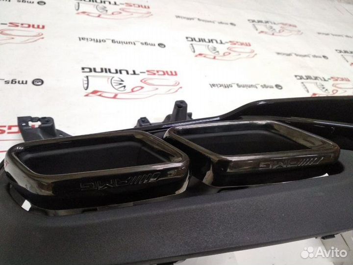 Диффузор black насадки C coupe C205 AMG Edition 1