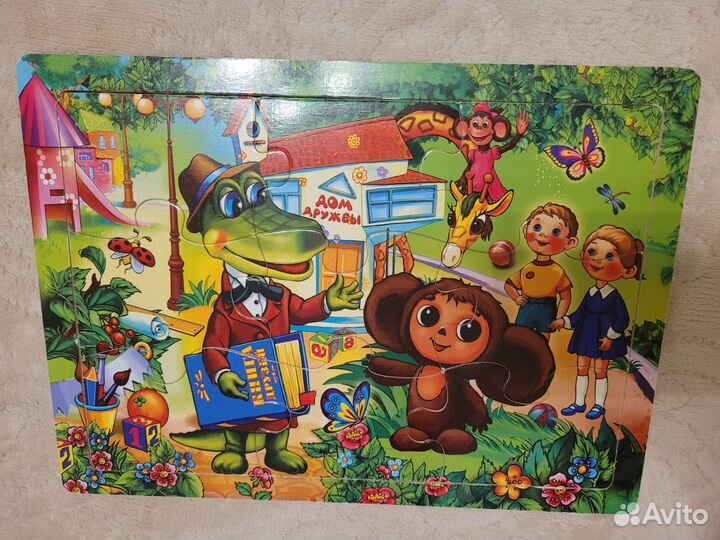 Интерактивный хамелеон, паззлы, шкатулка