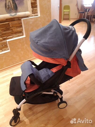 Коляска baby time (аналог yoya) +сменный текстиль