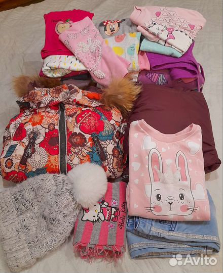 Вещи пакетом на девочку р 104
