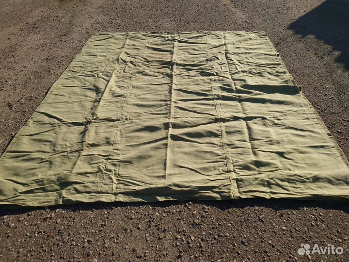 Штора в гараж из брезента 3х2,5