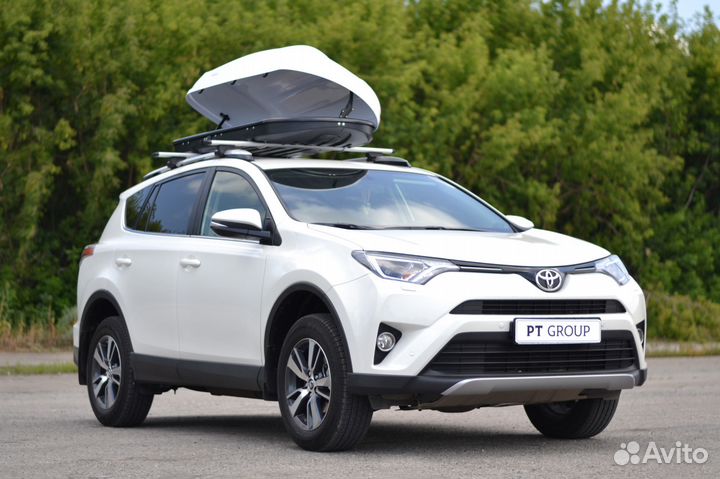 Автобокс Турино-1 белый 410 литров на 2 стороны