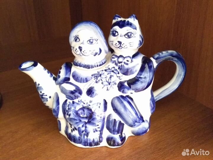 Чайник заварочный гжель авторская