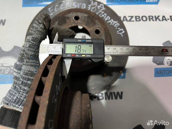 Диски тормозные задние Bmw 5 E60 M54B30 306S3 2004
