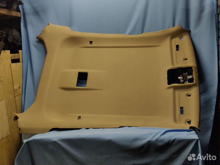 Обшивка потолка BMW X6 E71 бежевая без люка