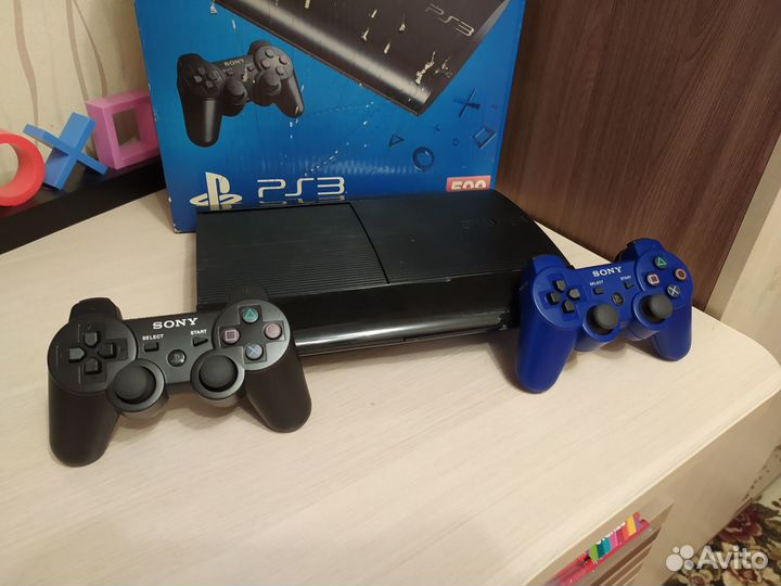 PS3 SS 500Gb+54 популярных игры