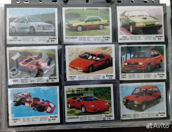 Вкладыш Turbo 1-50 #19 Lamborghini