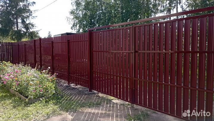 Ворота откатные монтаж