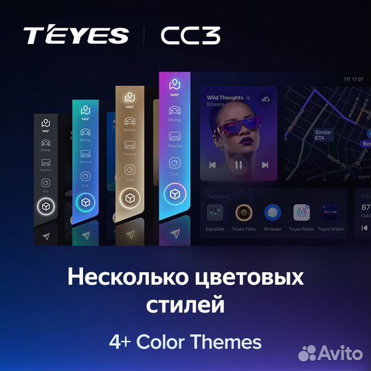 Магнитола Teyes CC3 6/128 на Lexus Rx300