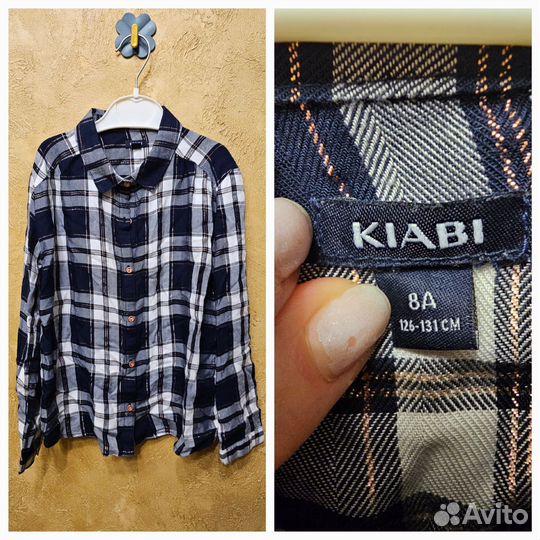 Рубашка kiabi 128