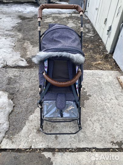 Сани коляска детские