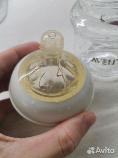 Бутылочка avent стекло