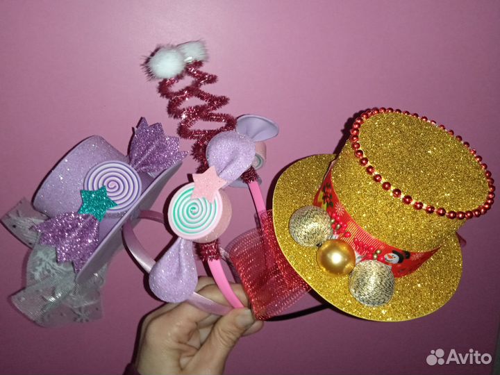 Ободок шляпка