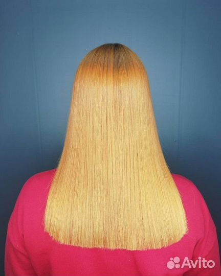 Кератиновое выпрямление, окрашивание,стрижки волос