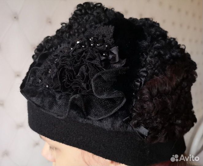 Шапка с горжеткой