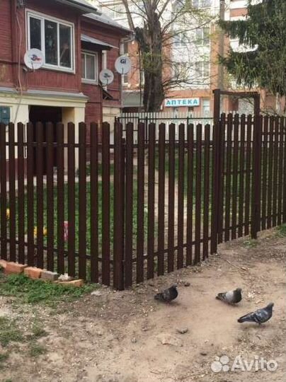 Заборы из профнастила