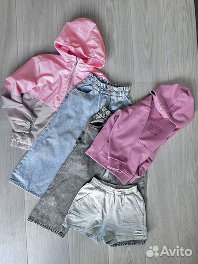 Детские вещи пакетом для девочек 116 122