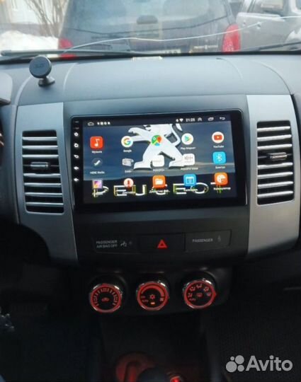 Магнитола Peugeot 4007 android новая