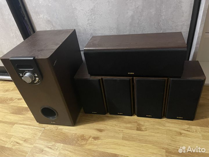 Мощные колонки 5.1