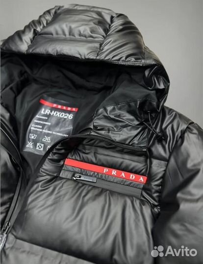 Пуховик prada puffer jacket